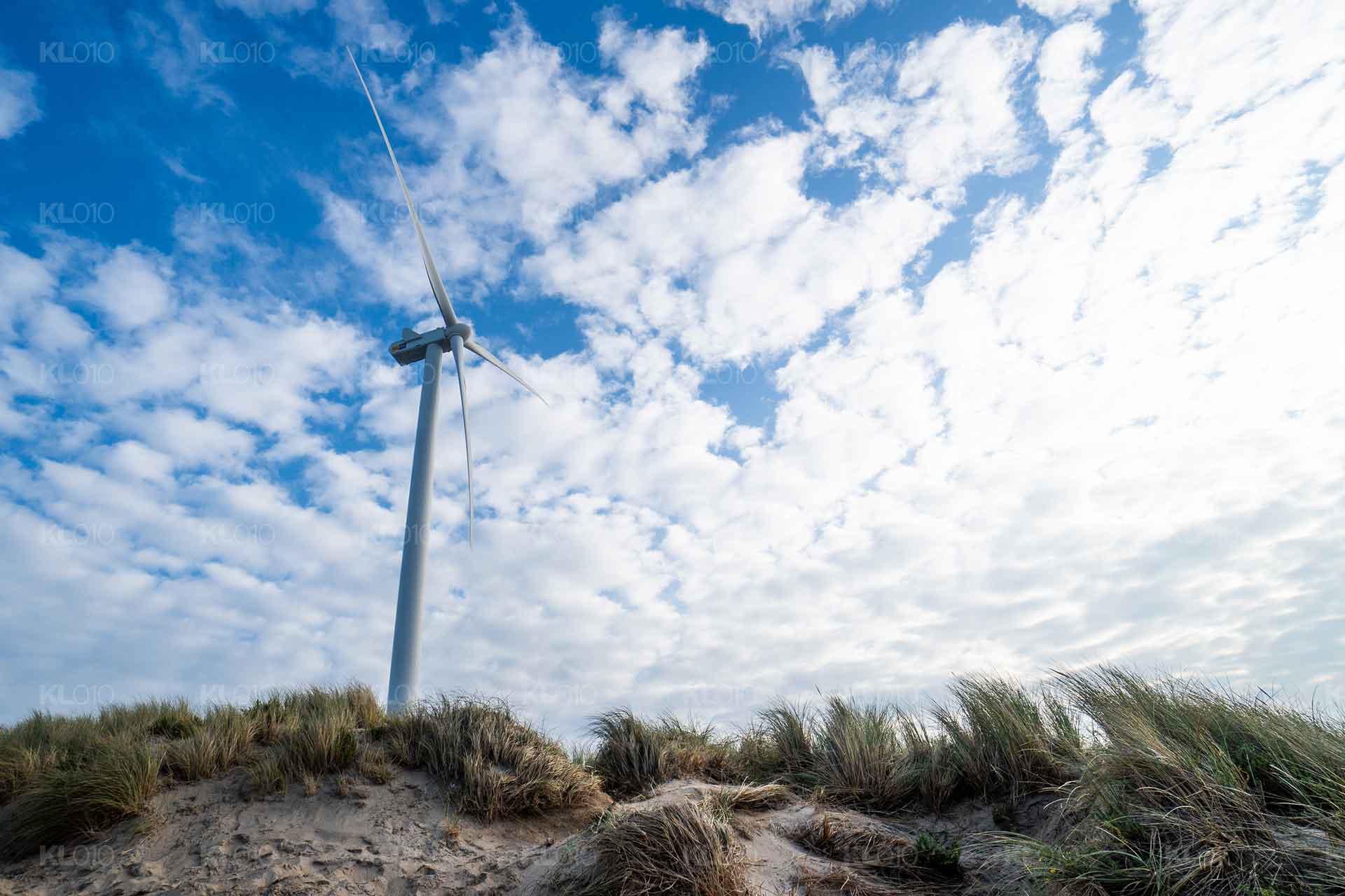 Molen in de wind - Tweede Maasvlakte