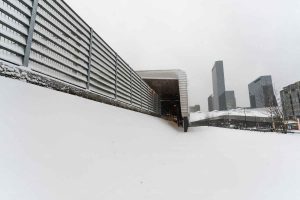CS in de sneeuw - Rotterdam Centraal Station