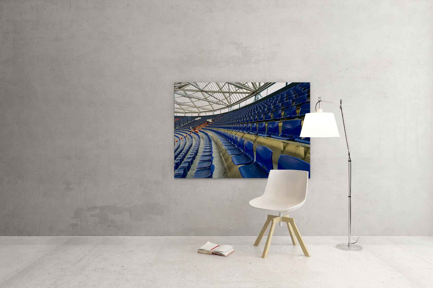 Stoeltjes in de Kuip - Fotobehang Feyenoord