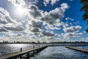 Zeilen op de plas - Kralingse Plas
