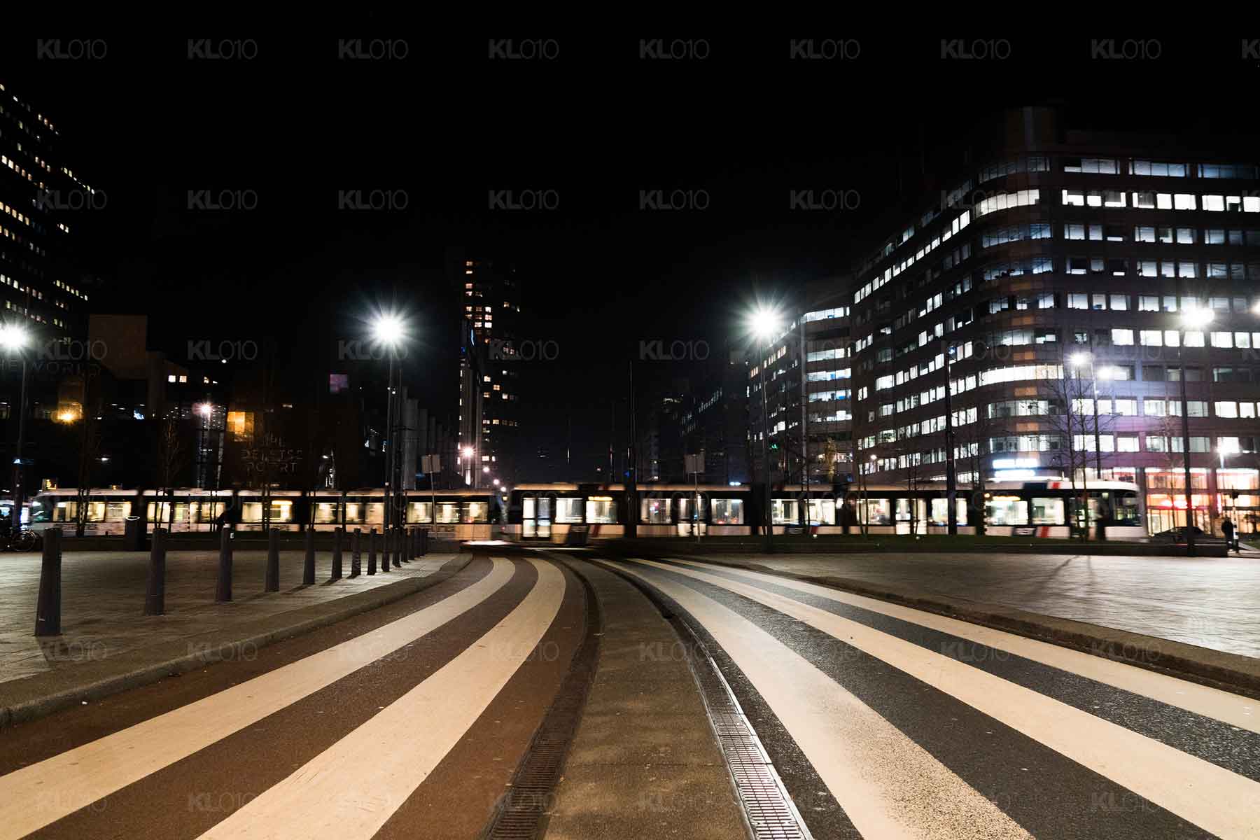 Tram richting CS - Rotterdam Centraal Station