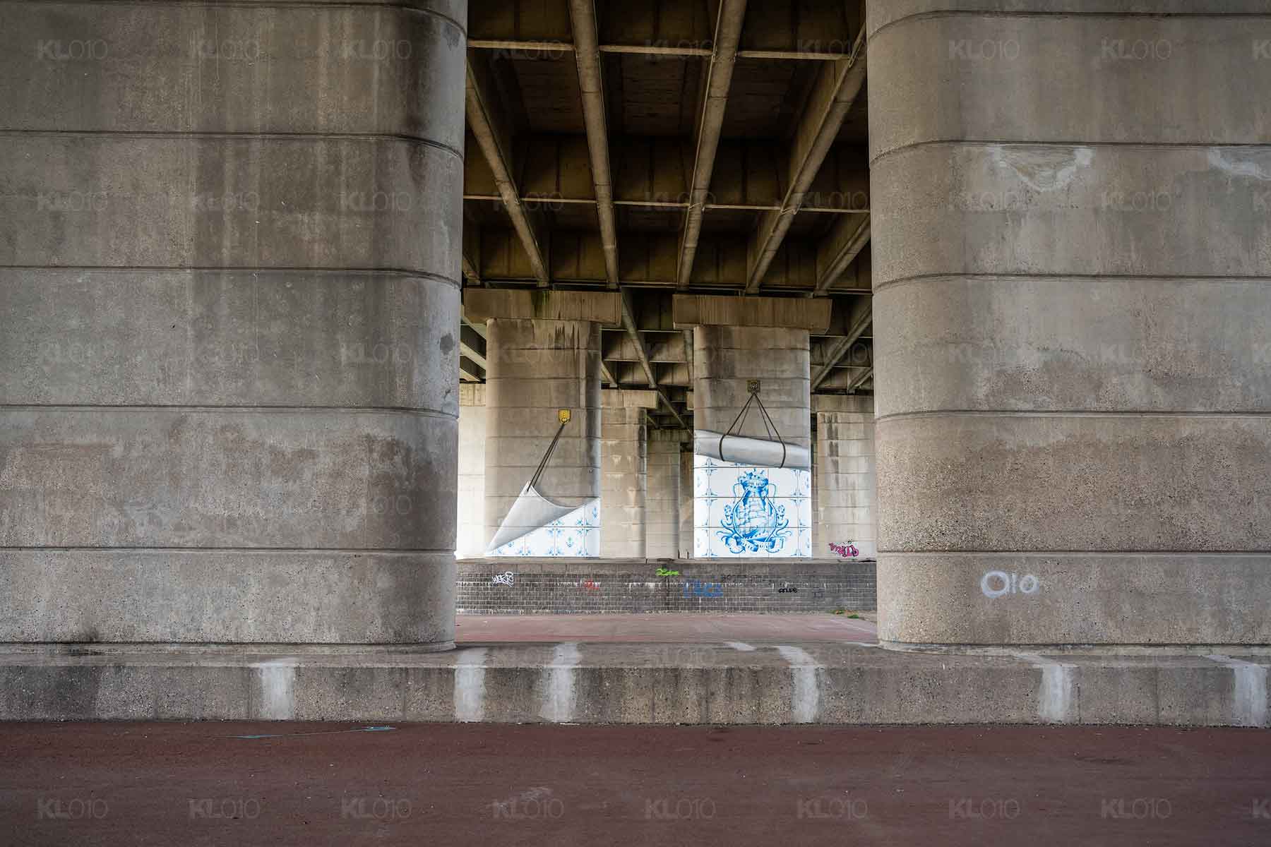 Onder de van Brienenoord - Bruggen Rotterdam