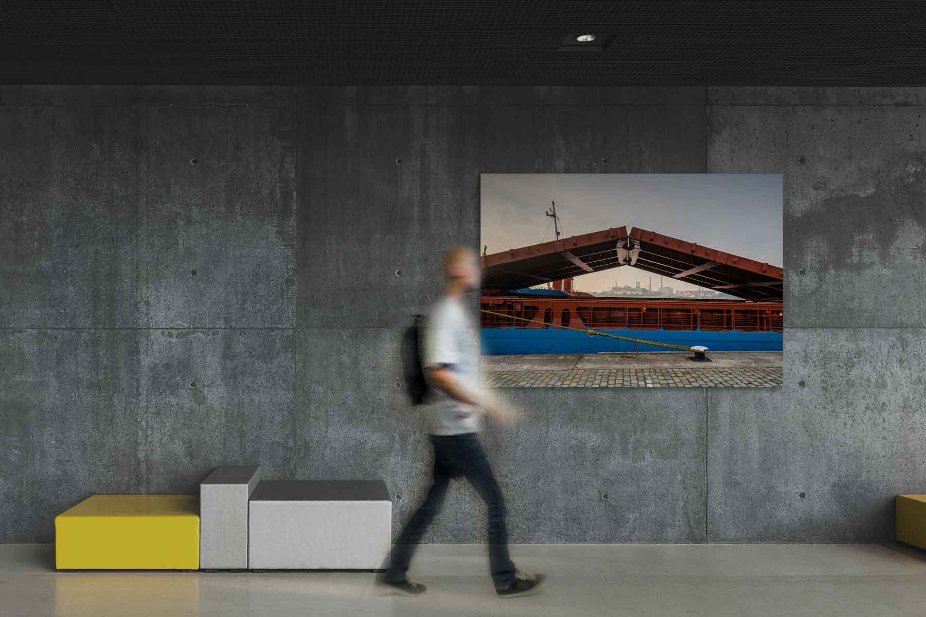 Het SS door de luiken - Scheepvaart Rotterdam