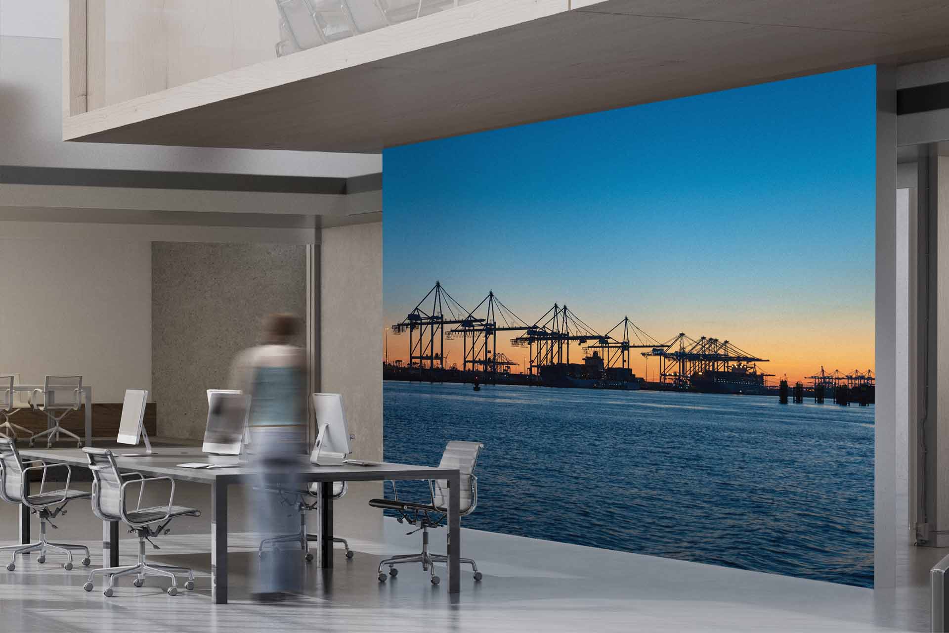 Kranen op de 2e Maasvlakte - Foto Haven Rotterdam