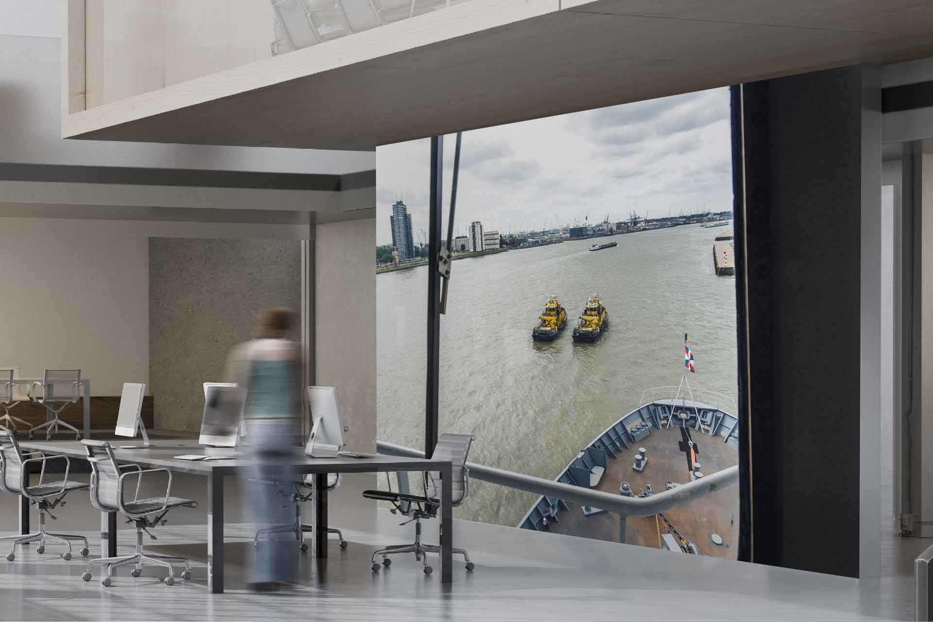 Slepers klaar voor actie - Scheepvaart Rotterdam