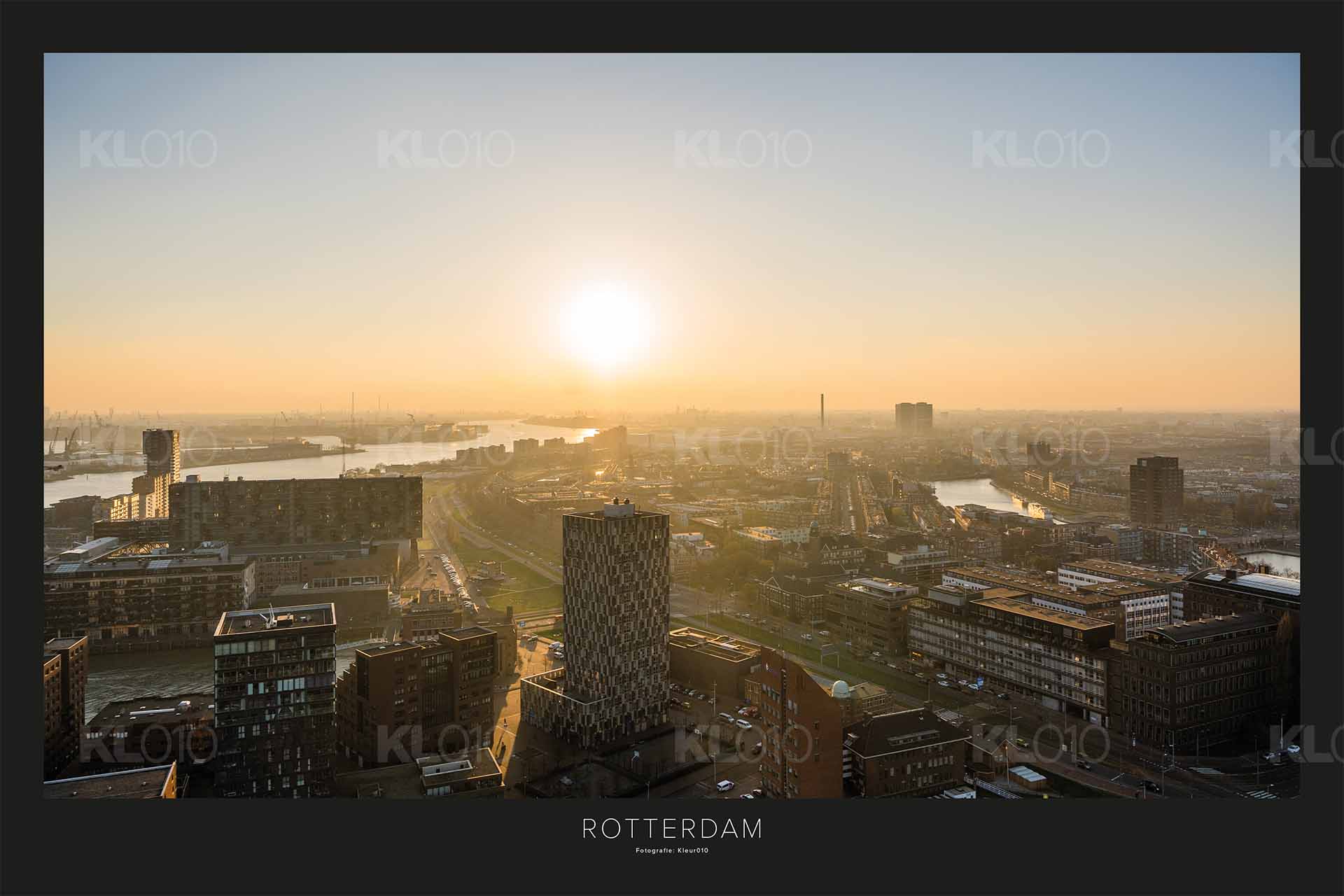 Uitzicht richting de haven - Delfshaven